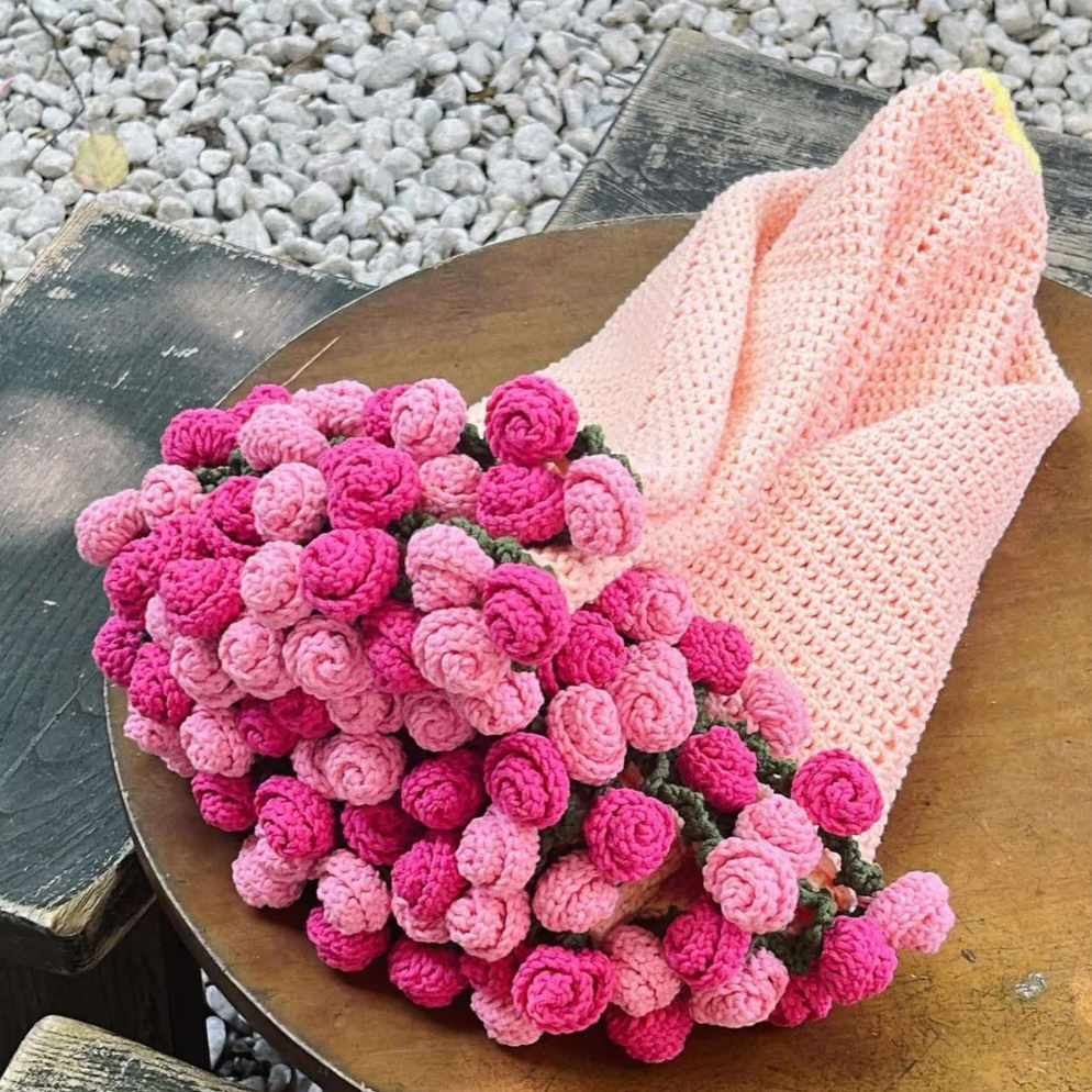 Crocheted Flower Blanket