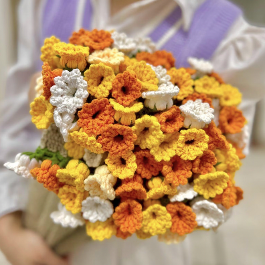 Crocheted Flower Blanket