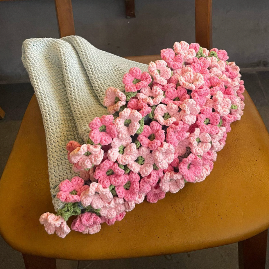 Crocheted Flower Blanket