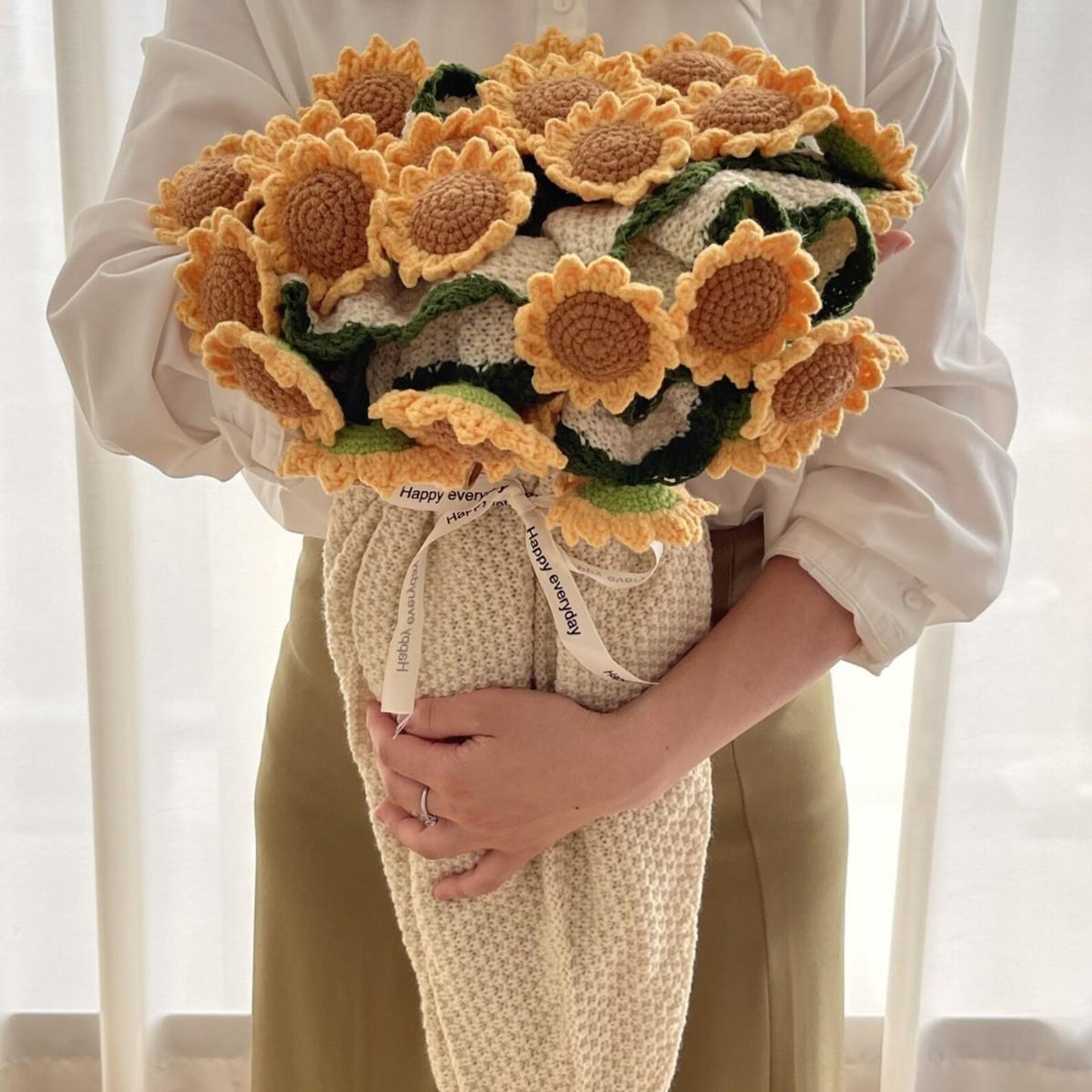 Crocheted Flower Blanket
